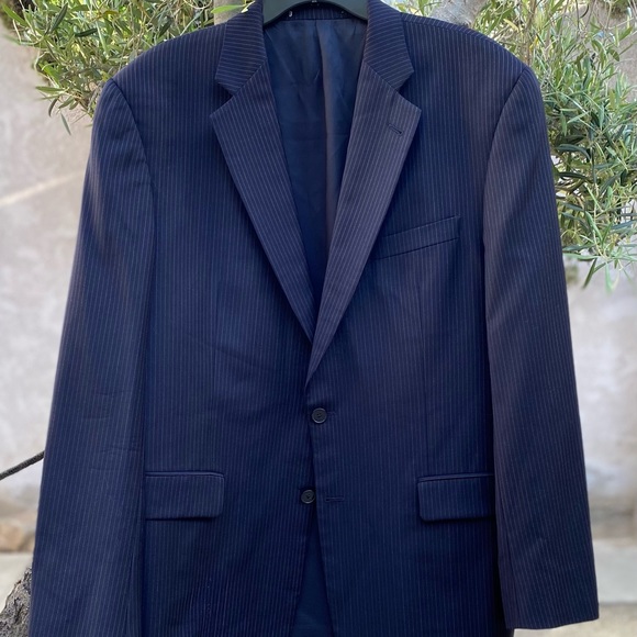 NW Burberrys Nordstrom Pinstripe Sport Coat Sz 42L - Picture 2 of 11
